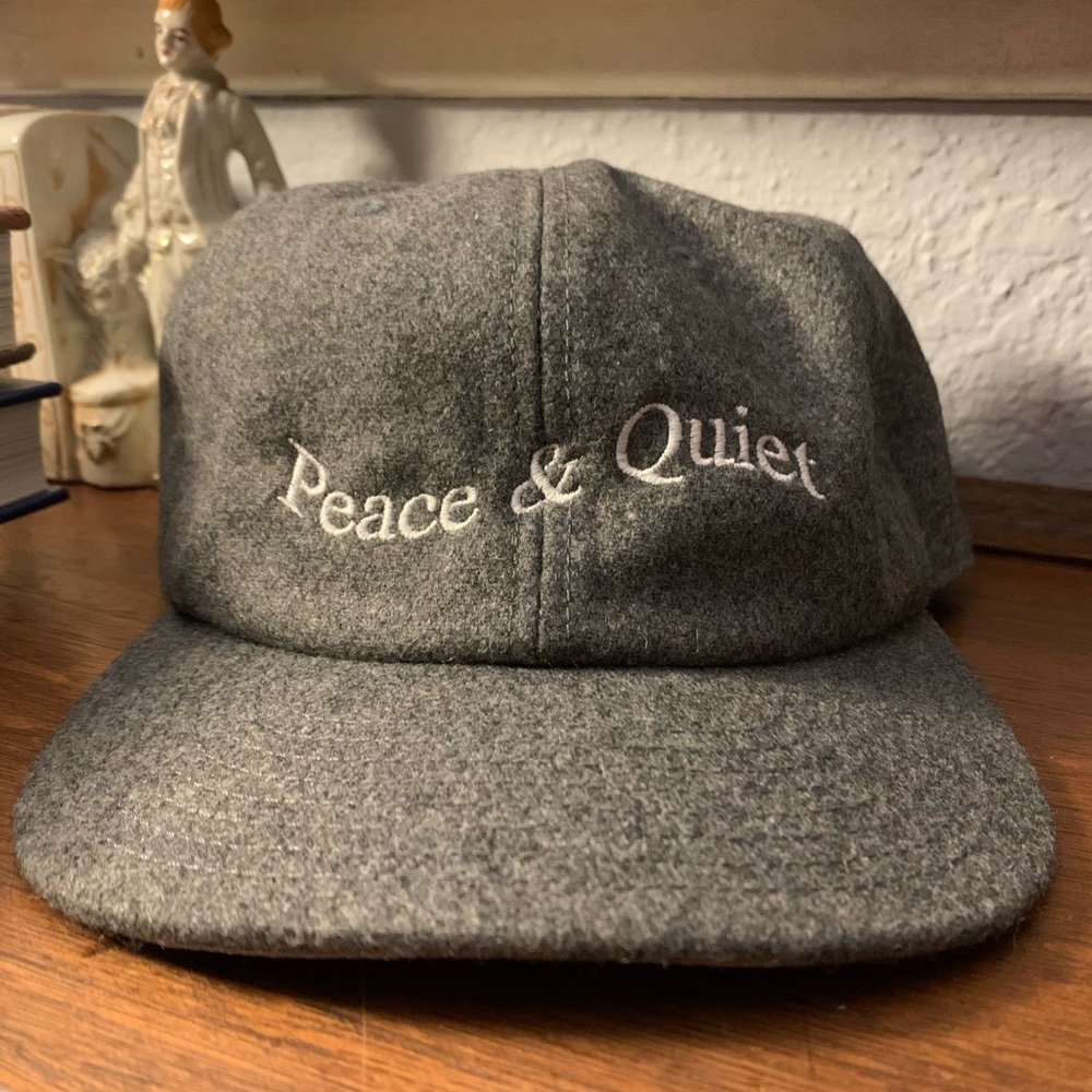 New Museum of Peqce & Quiet Gray Flannel Dad Hat